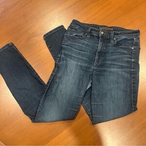 Joe's Jeans “The Charlie” High Rise Skinny Jean in Dark Blue